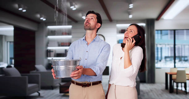 Water damage restoration process in Reidsville, GA